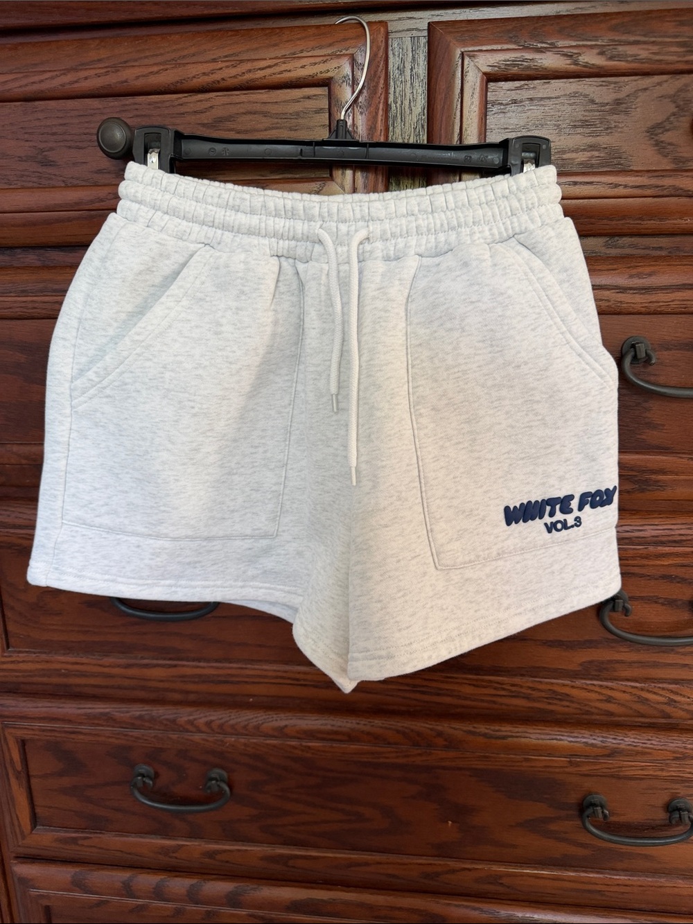 White Fox Heather Gray Sweat Shorts - Vol.3 size Small